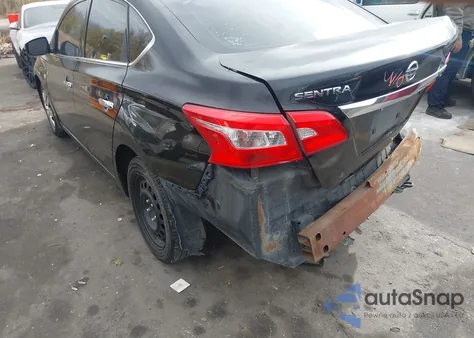 2016 Nissan Sentra S z USA, uszkodzony, nr VIN 3N1AB7AP0GY266639